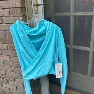 NWT Ivivva Four Count Shrug Sky Blue Size 14